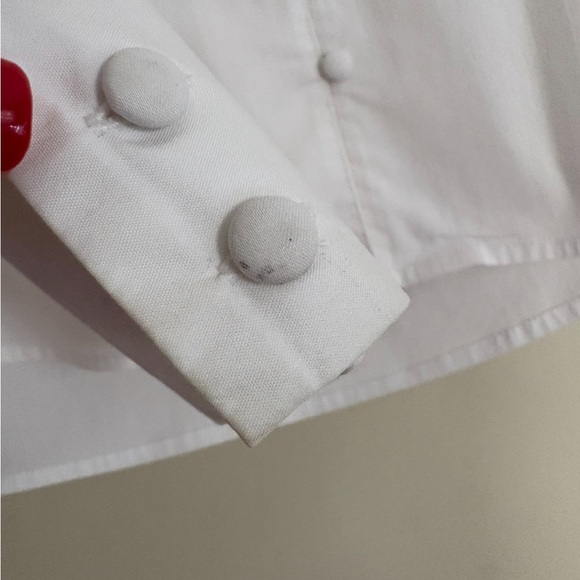 L’AGENCE Naomi Classic Button Down Shirt White Preppy Quiet Luxury Old Money - Picture 13 of 16